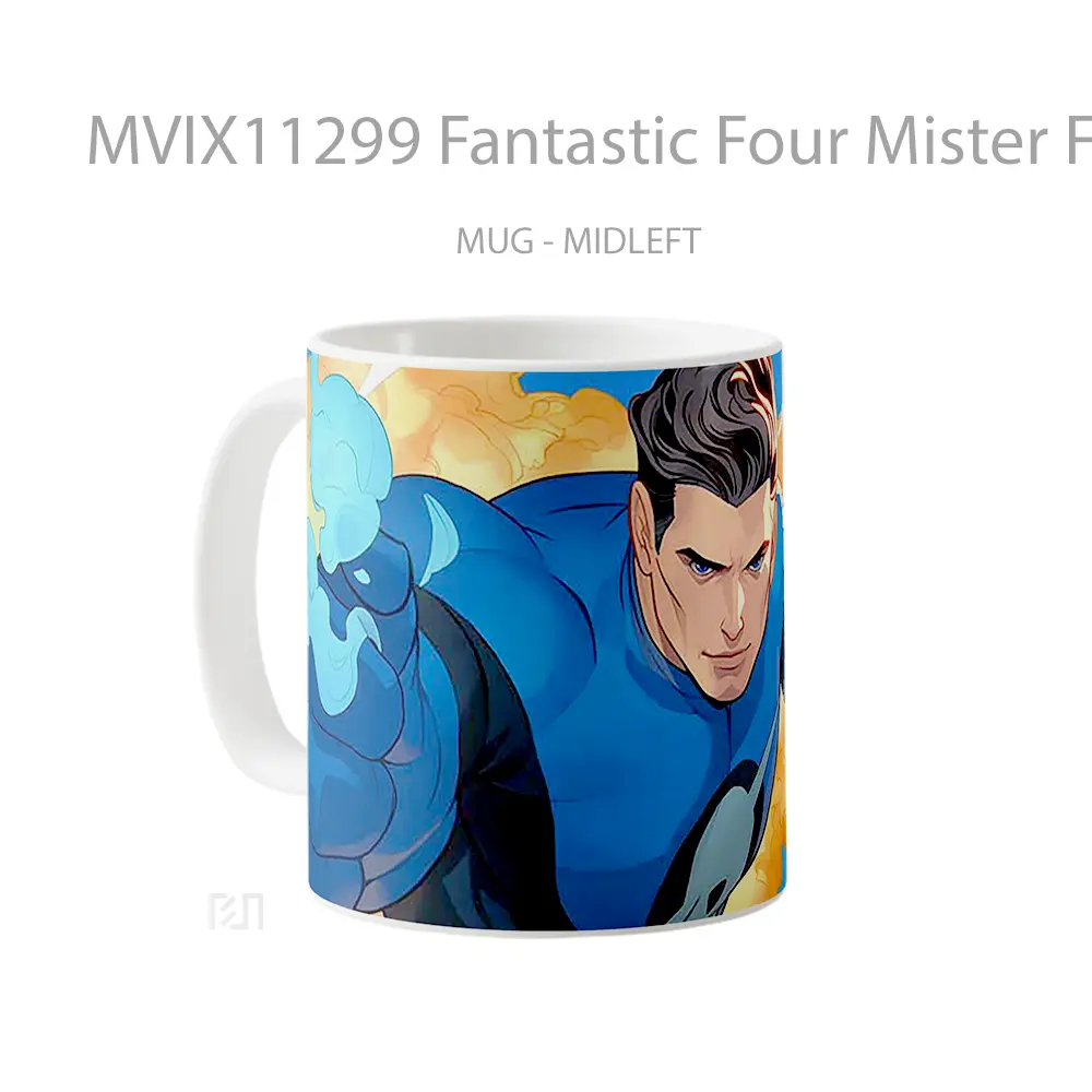 Mug Fantastic Four Mister Fantastic Gelas Keramik Desain Unik - All-side / Desain