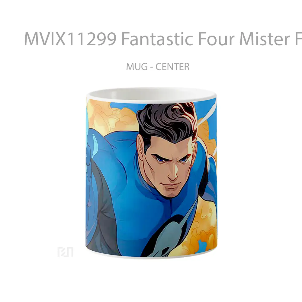 Mug Fantastic Four Mister Fantastic Gelas Keramik Desain Unik