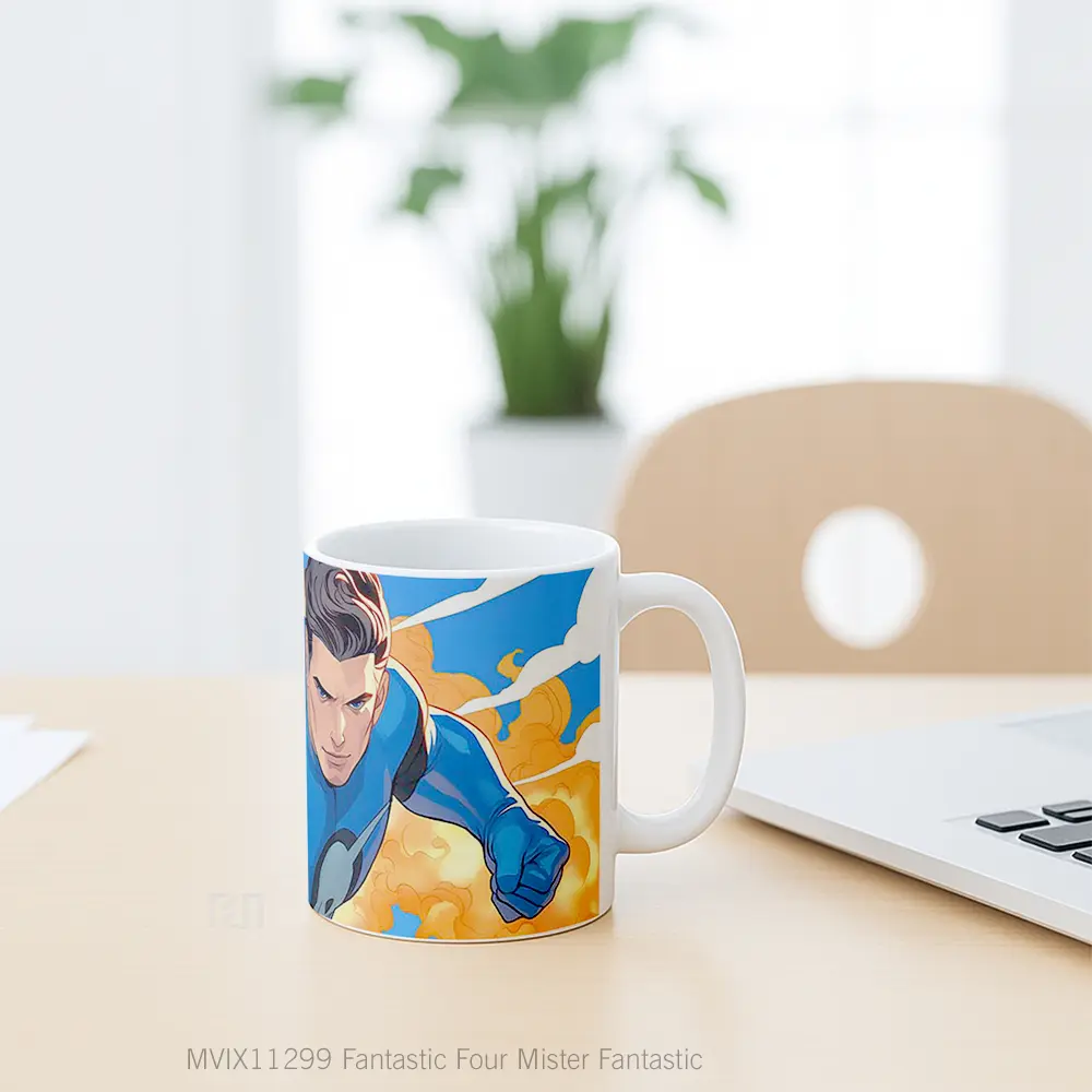 Mug Fantastic Four Mister Fantastic Gelas Keramik Desain Unik - All-side / Desain