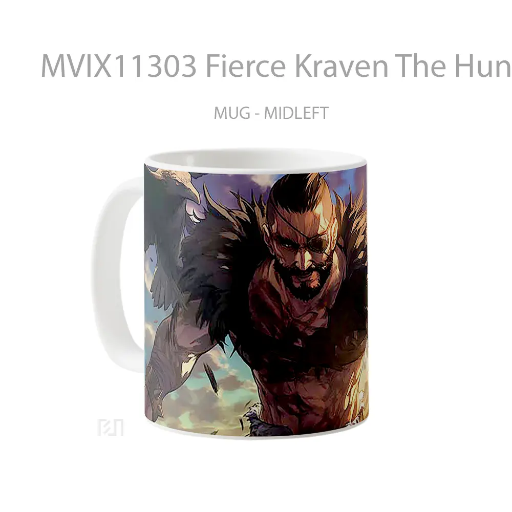 Mug Fierce Kraven The Hunter Marvel Hadiah Spesial Fans Superhero - All-side / Desain