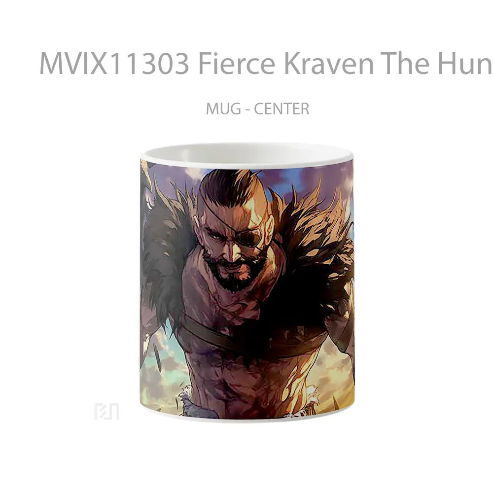 Mug Fierce Kraven The Hunter Marvel Hadiah Spesial Fans Superhero