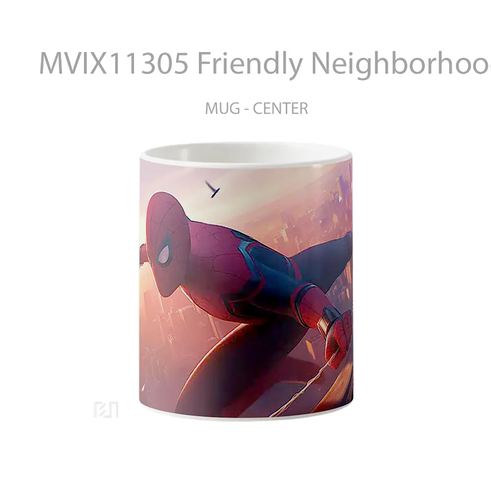 Mug Friendly Neighborhood Spider Man Cityscape Koleksi Mug Limited Edition