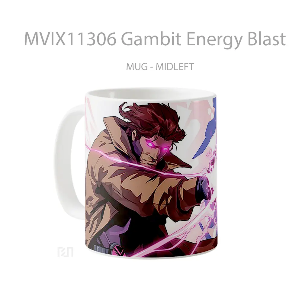 Mug Gambit Energy Blast Gelas Keramik Desain Unik - All-side / Desain