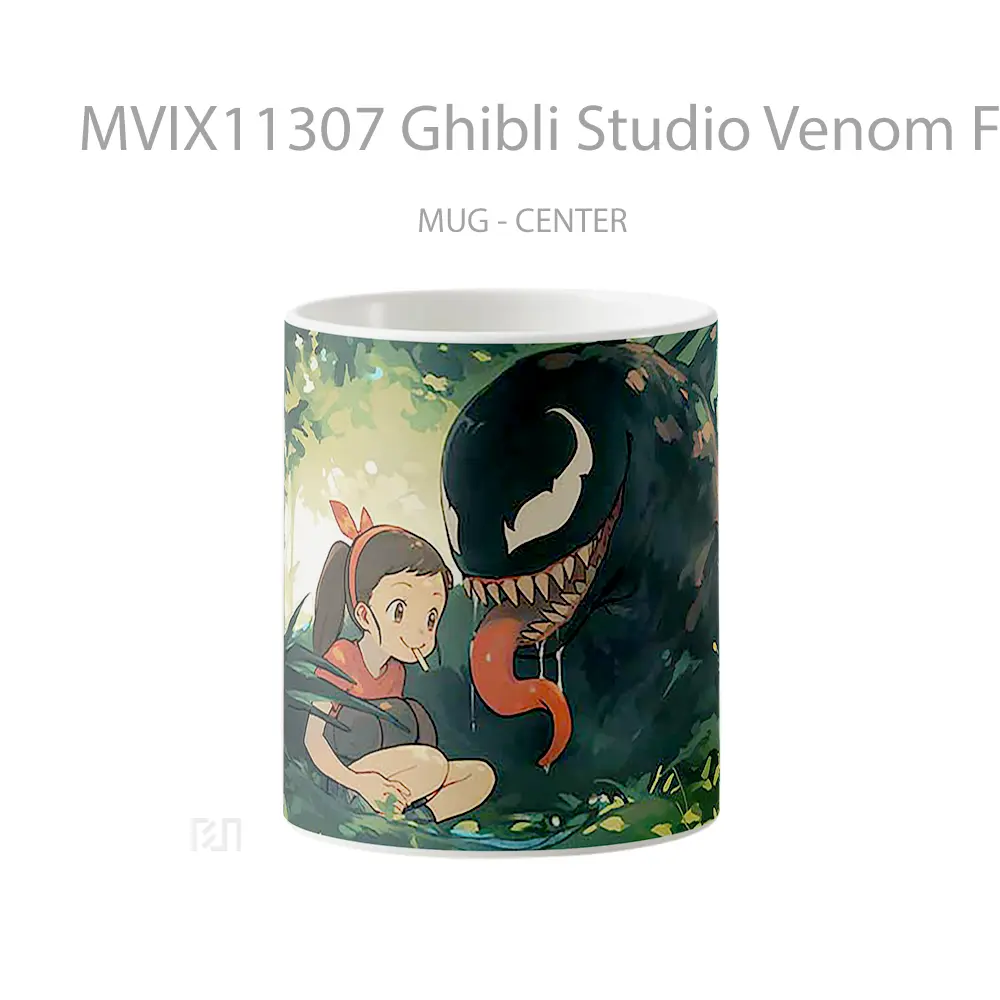Mug Ghibli Studio Venom Friendly Beast Hadiah Lucu dan Menarik