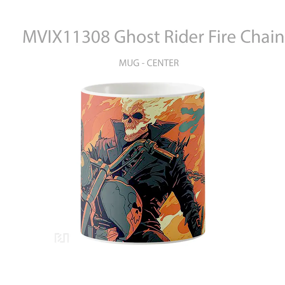 Mug Ghost Rider Fire Chain Hadiah Lucu dan Menarik