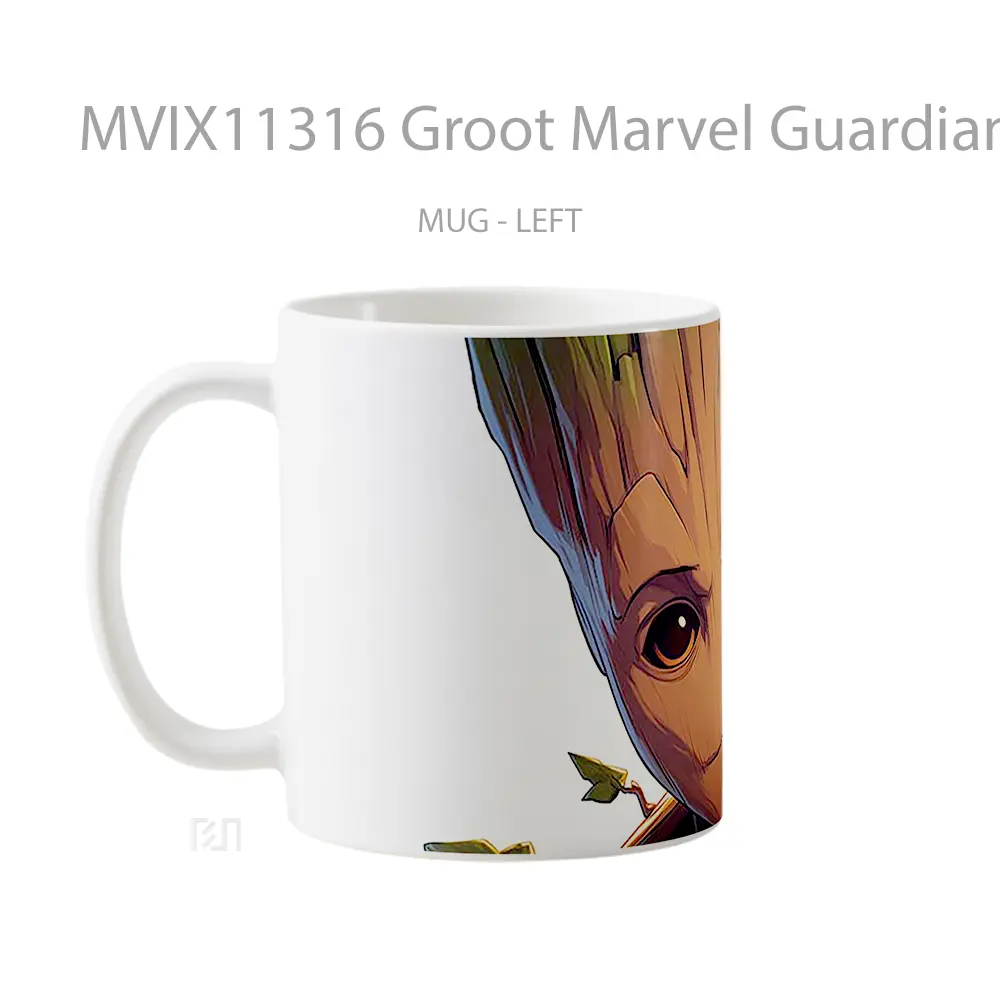 Mug Groot Marvel Guardian Galaxy Merchandise Karakter Ikonik - All-side / Desain