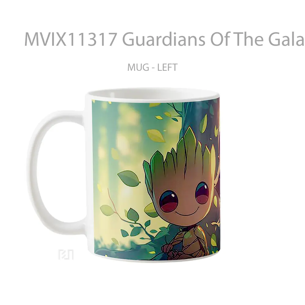 Mug Guardians Of The Galaxy Rocket And Groot Cute Aliens Koleksi Mug Limited Edition - All-side / Desain