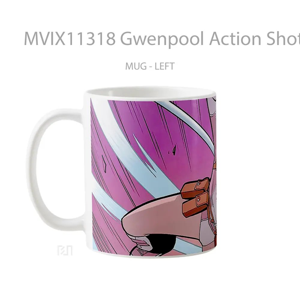 Mug Gwenpool Action Shot Koleksi Mug Limited Edition - All-side / Desain