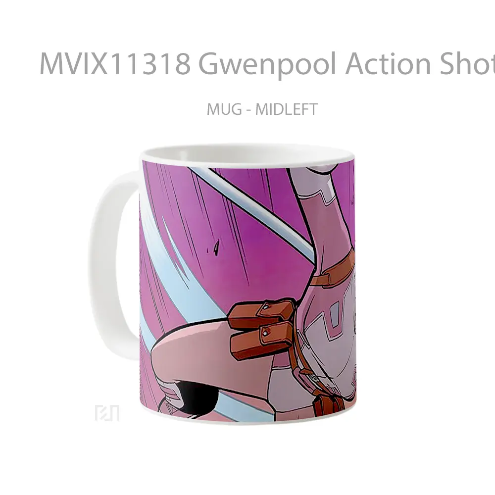 Mug Gwenpool Action Shot Koleksi Mug Limited Edition - All-side / Desain