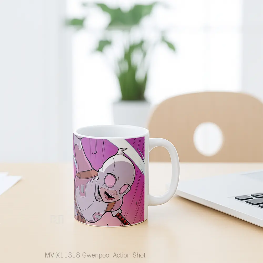 Mug Gwenpool Action Shot Koleksi Mug Limited Edition - All-side / Desain