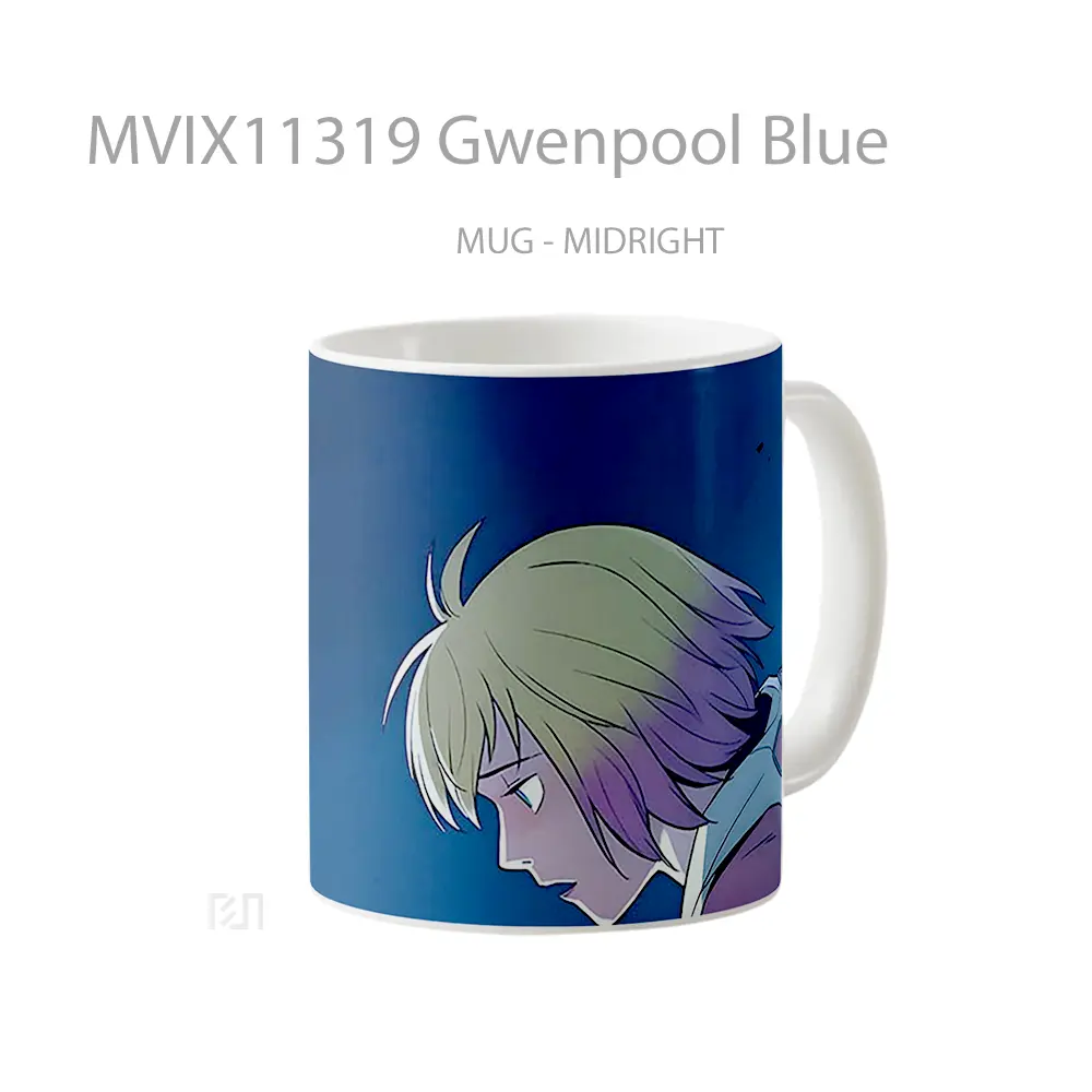 Mug Gwenpool Blue Hadiah Lucu dan Menarik - All-side / Desain