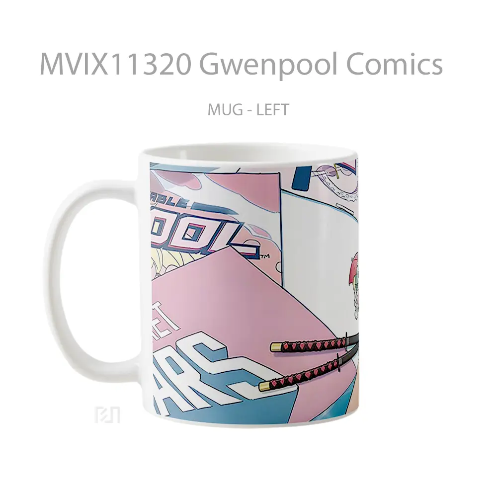 Mug Gwenpool Comics Mug Aesthetic Koleksi Spesial - All-side / Desain