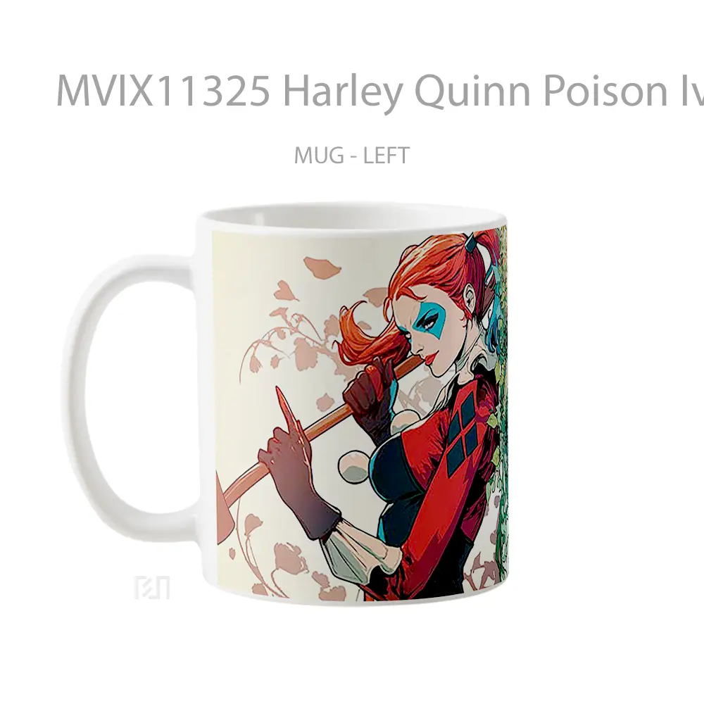 Mug Harley Quinn Poison Ivy Dc Comics Duo Hadiah Spesial Fans Superhero - All-side / Desain
