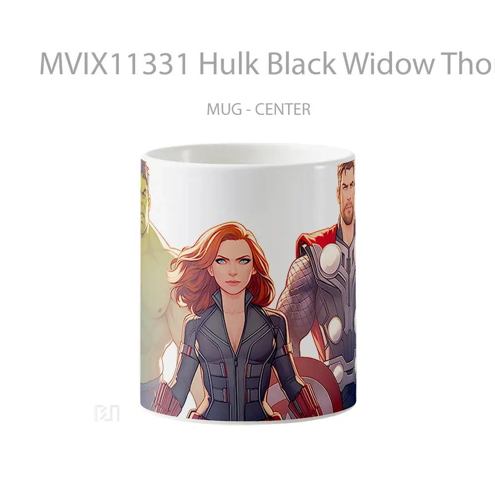 Mug Hulk Black Widow Thor Mug Aesthetic Koleksi Spesial