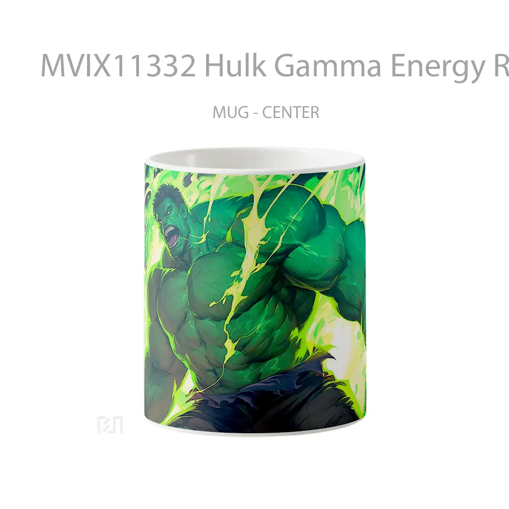 Mug Hulk Gamma Energy Rippling Muscles Mug Aesthetic Koleksi Spesial