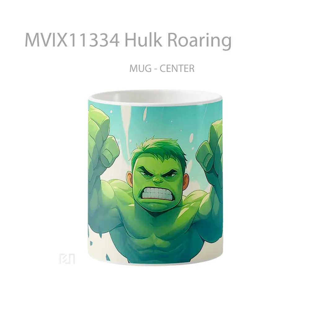 Mug Hulk Roaring Gelas Keramik Desain Unik