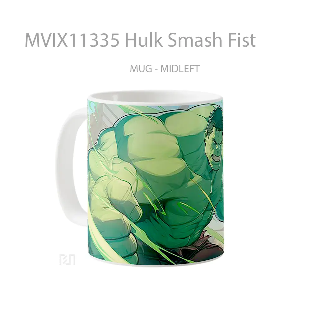Mug Hulk Smash Fist Koleksi Mug Limited Edition - All-side / Desain