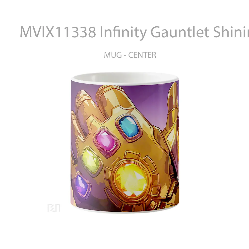 Mug Infinity Gauntlet Shining Gems Marvel Hadiah Spesial Fans Superhero