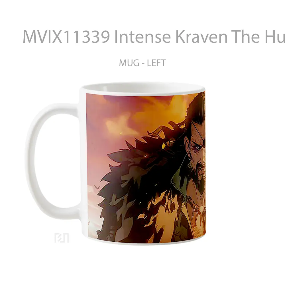 Mug Intense Kraven The Hunter Sunset Mug Aesthetic Koleksi Spesial - All-side / Desain