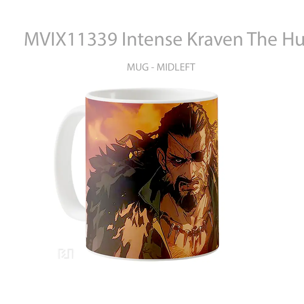 Mug Intense Kraven The Hunter Sunset Mug Aesthetic Koleksi Spesial - All-side / Desain