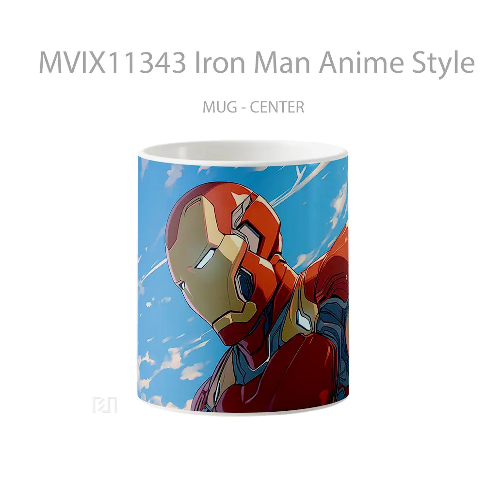 Mug Iron Man Anime Style Pc Hadiah Unik Anime Lovers