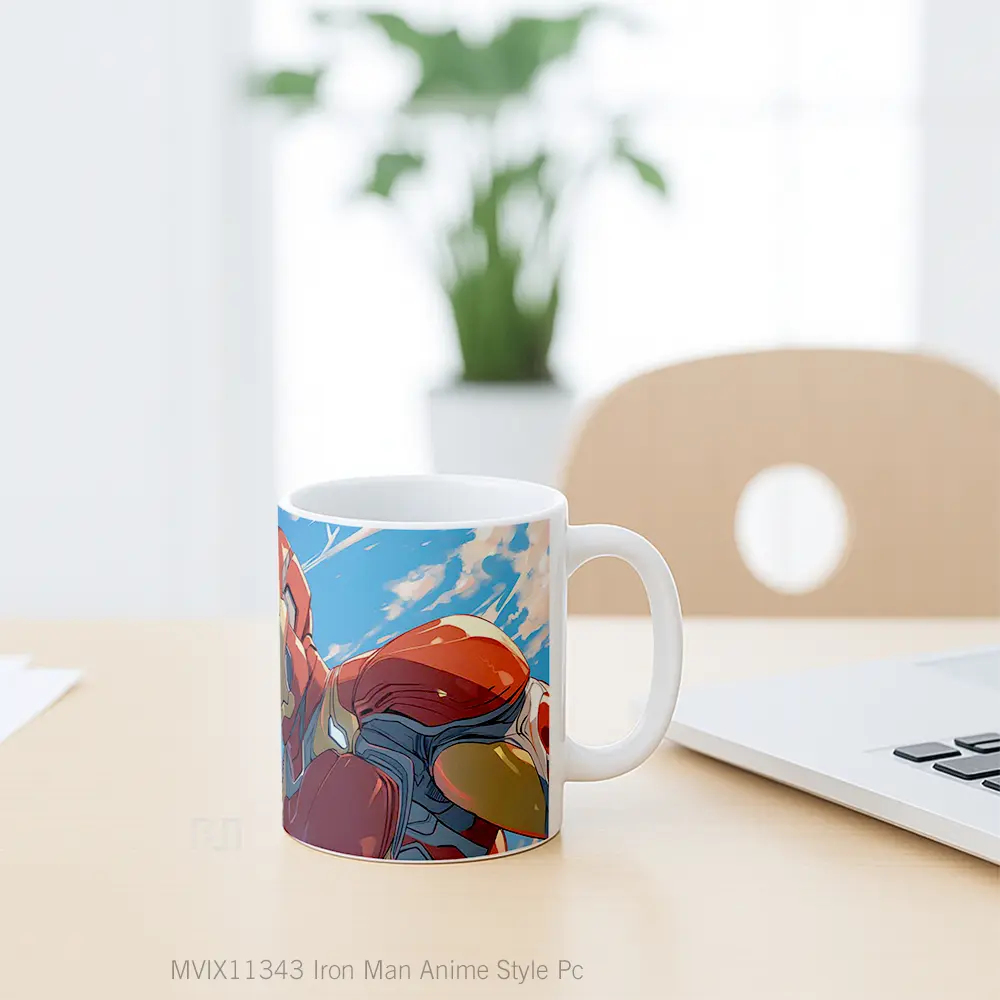 Mug Iron Man Anime Style Pc Hadiah Unik Anime Lovers - All-side / Desain