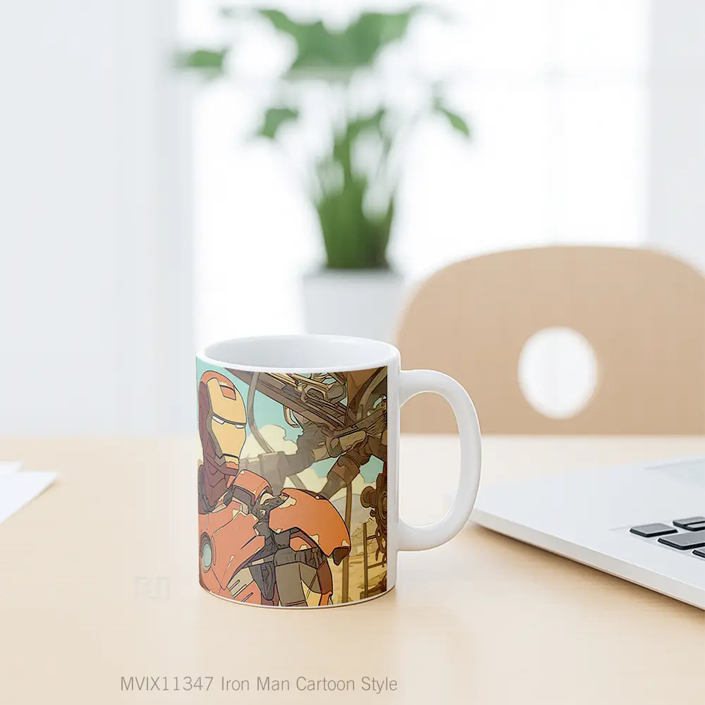 Mug Iron Man Cartoon Style Koleksi Mug Film dan Komik - All-side / Desain