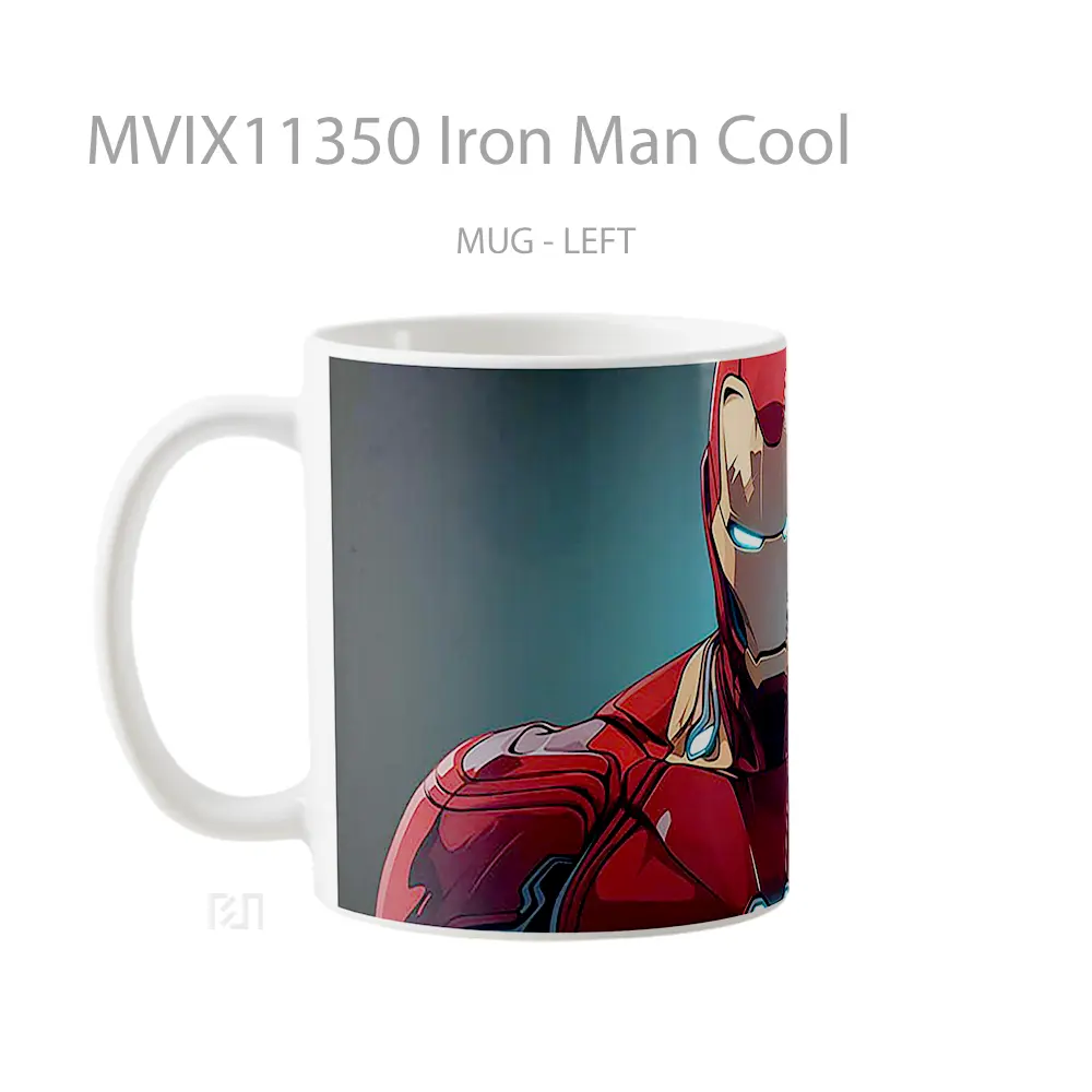 Mug Iron Man Cool Gelas Keramik Koleksi Superhero - All-side / Desain