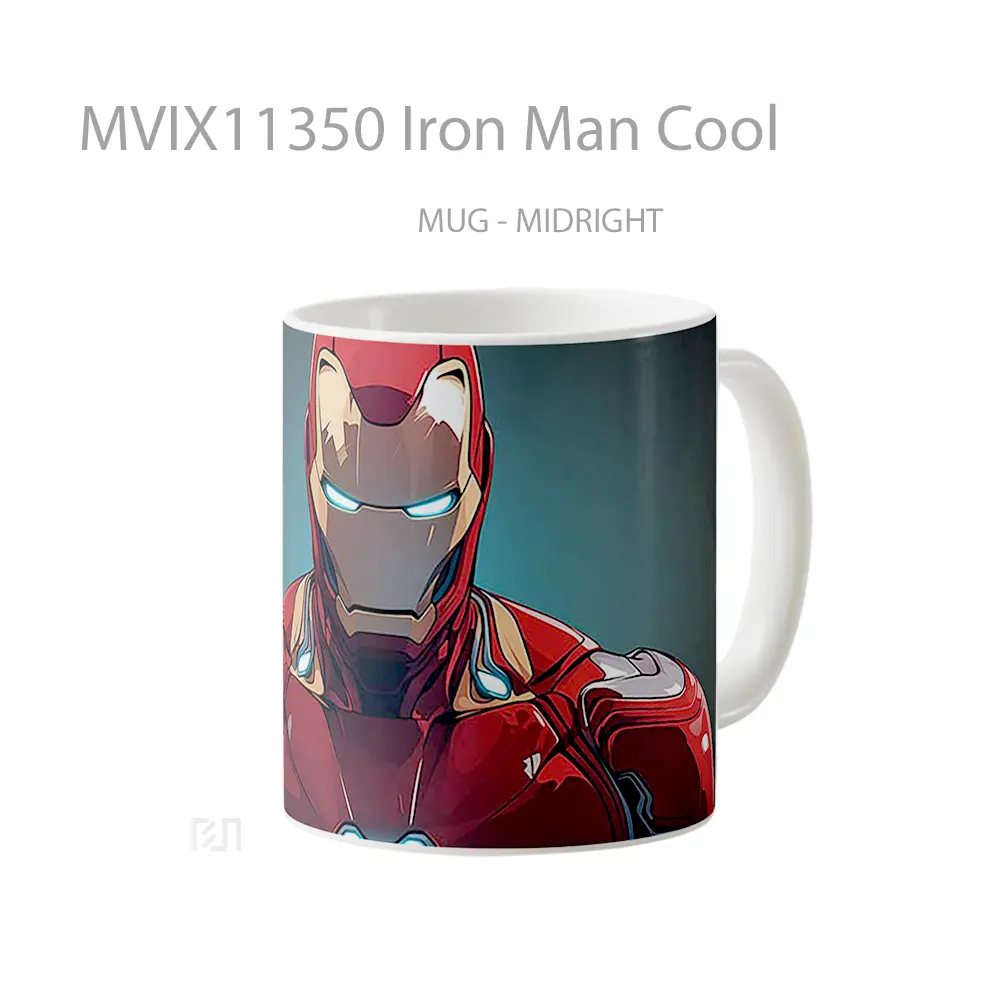 Mug Iron Man Cool Gelas Keramik Koleksi Superhero - All-side / Desain
