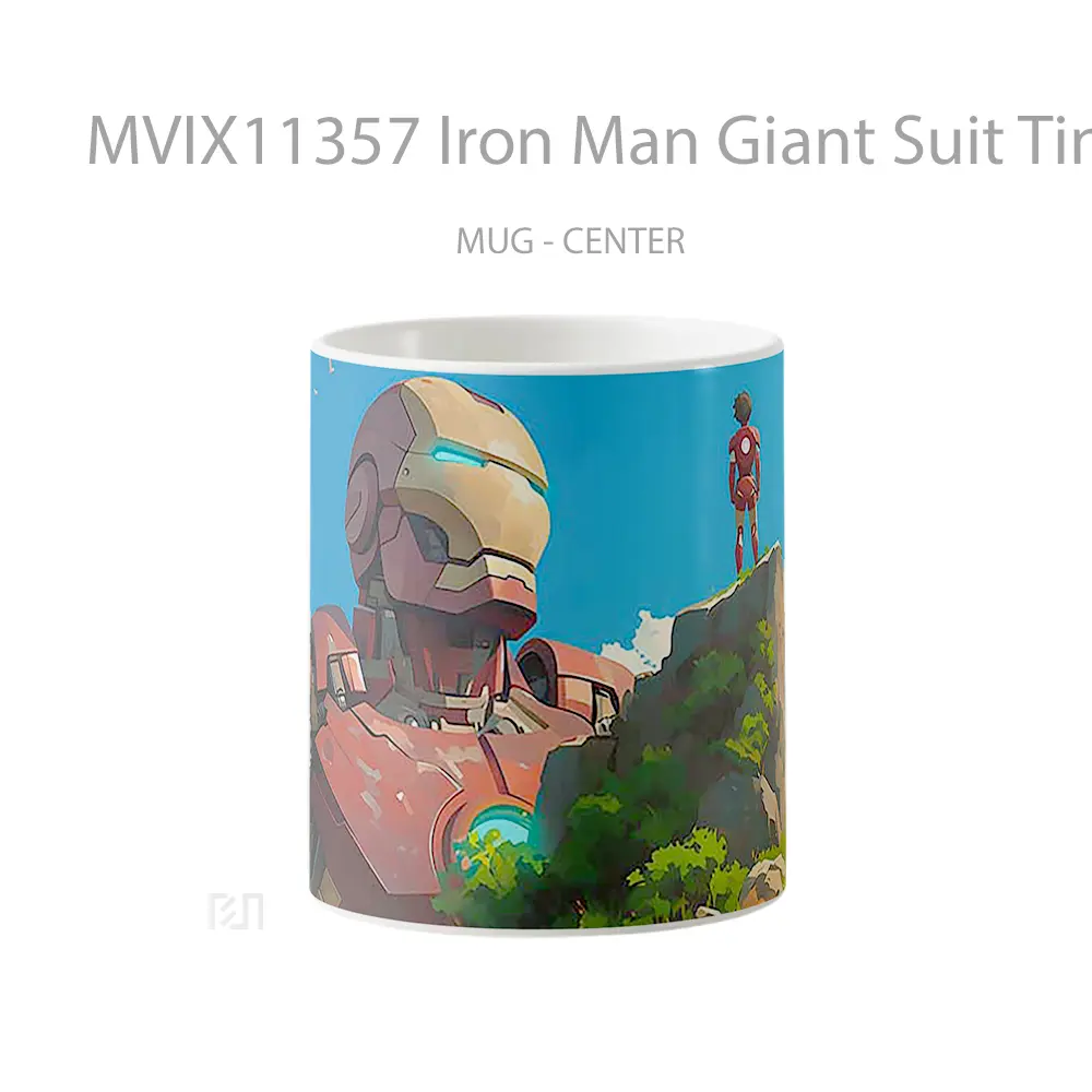 Mug Iron Man Giant Suit Tiny Figure Hadiah Spesial Fans Superhero
