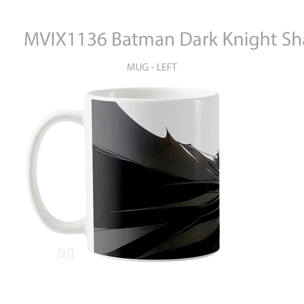 Mug Batman Dark Knight Shadow Art Gelas Keramik Koleksi Superhero - All-side / Desain