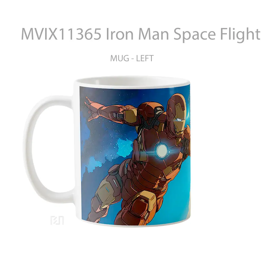 Mug Iron Man Space Flight Scene Koleksi Mug Film dan Komik - All-side / Desain