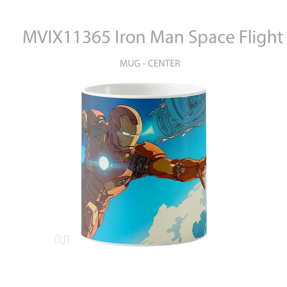 Mug Iron Man Space Flight Scene Koleksi Mug Film dan Komik