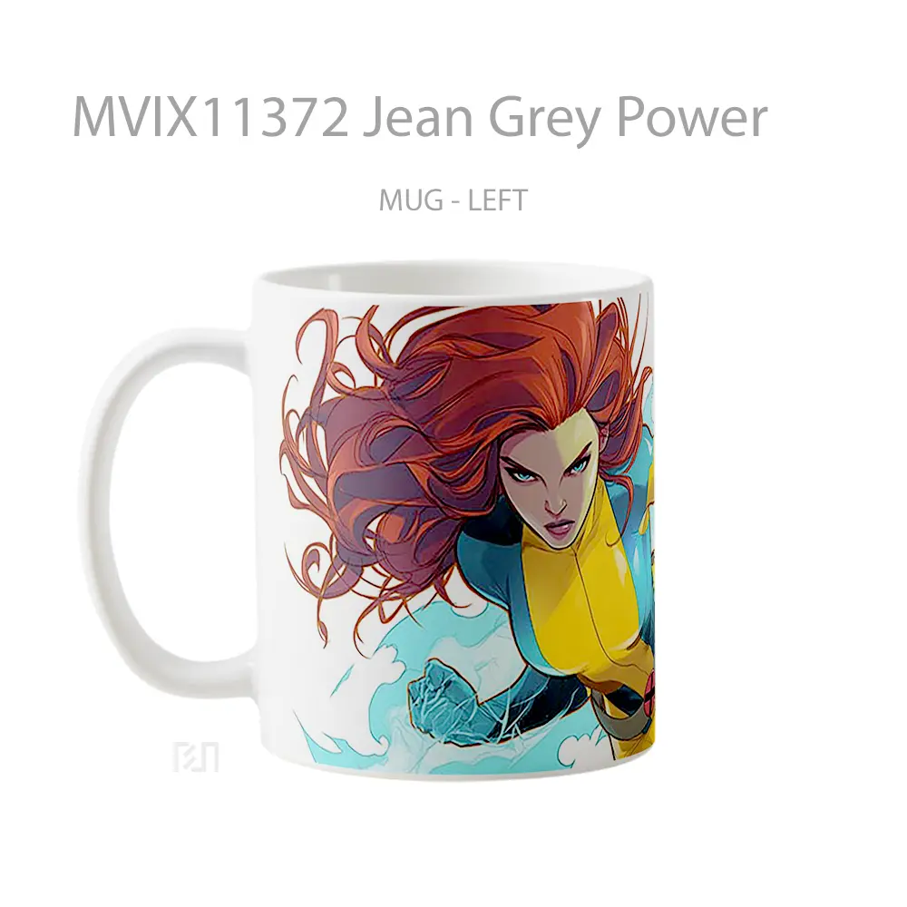 Mug Jean Grey Power Gelas Keramik Desain Unik - All-side / Desain