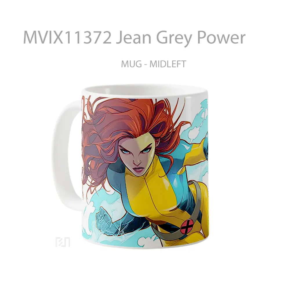 Mug Jean Grey Power Gelas Keramik Desain Unik - All-side / Desain
