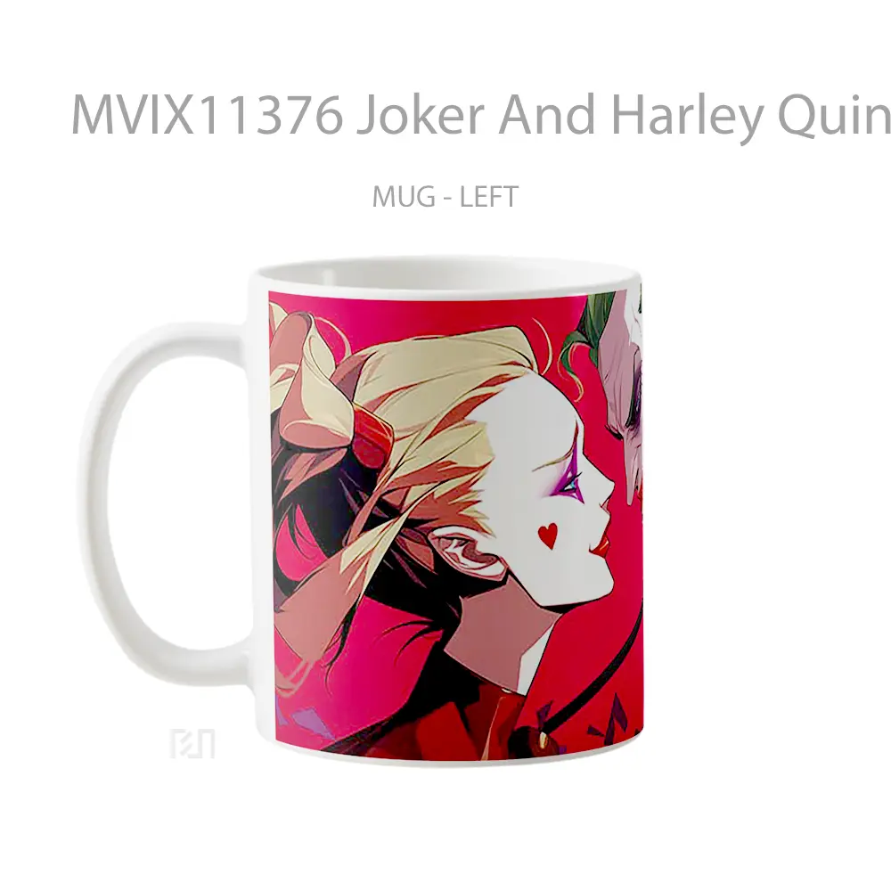 Mug Joker And Harley Quinn Romantic Villainy Koleksi Mug Film dan Komik - All-side / Desain