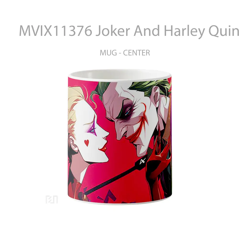 Mug Joker And Harley Quinn Romantic Villainy Koleksi Mug Film dan Komik