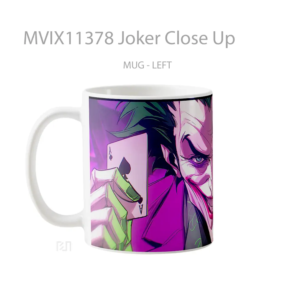 Mug Joker Close Up Merchandise Karakter Ikonik - All-side / Desain