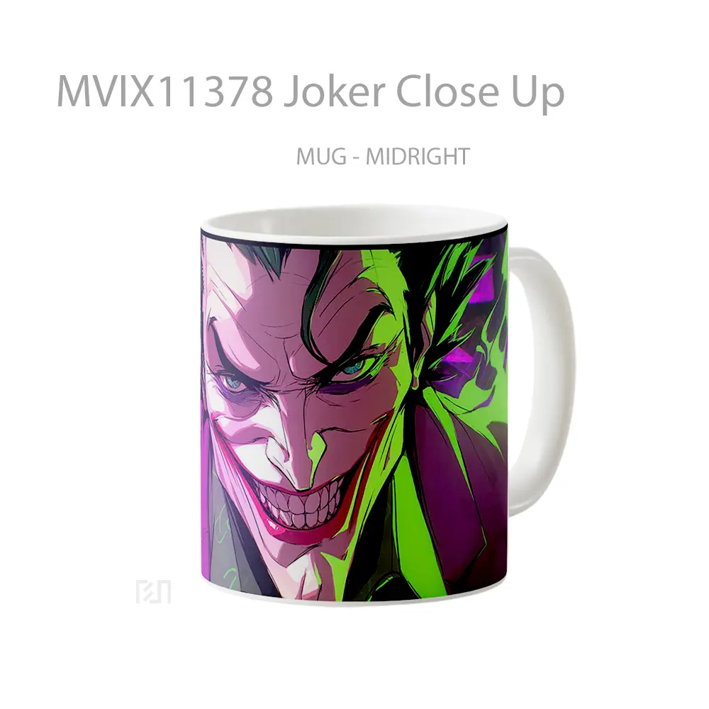 Mug Joker Close Up Merchandise Karakter Ikonik - All-side / Desain