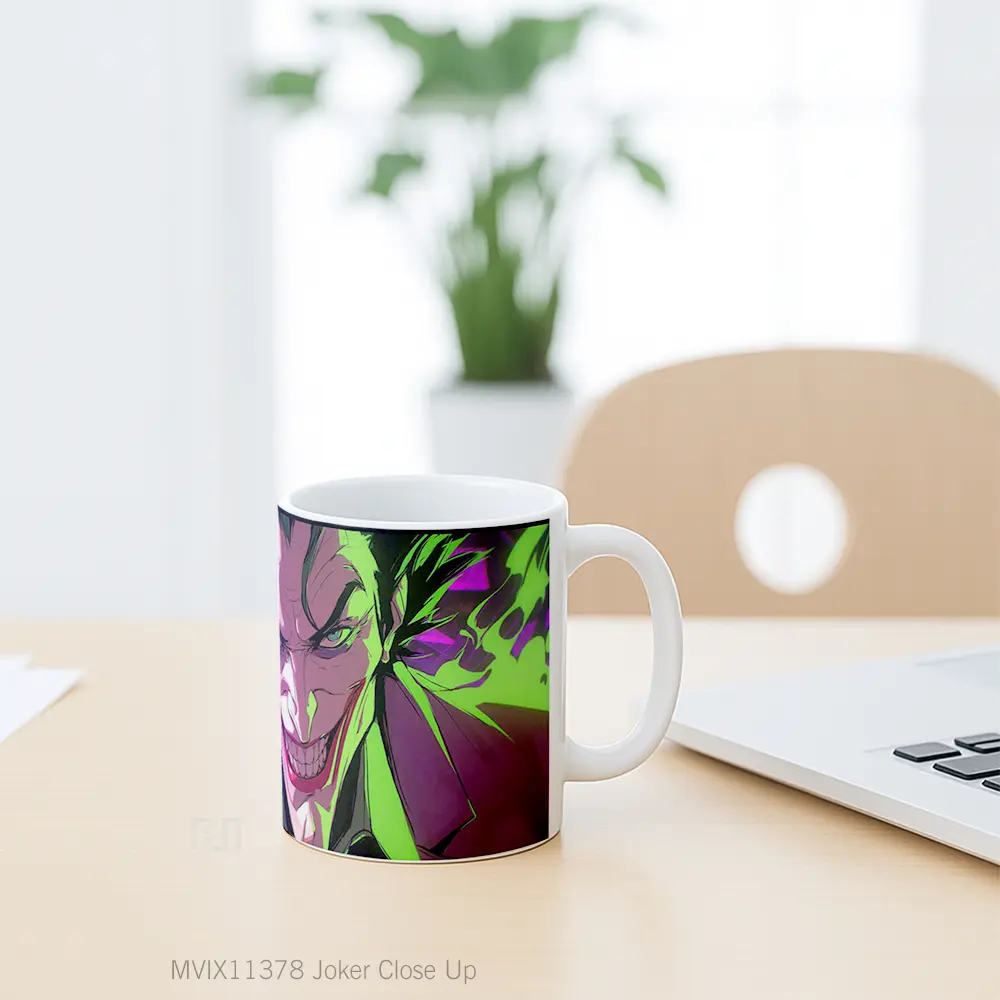 Mug Joker Close Up Merchandise Karakter Ikonik - All-side / Desain