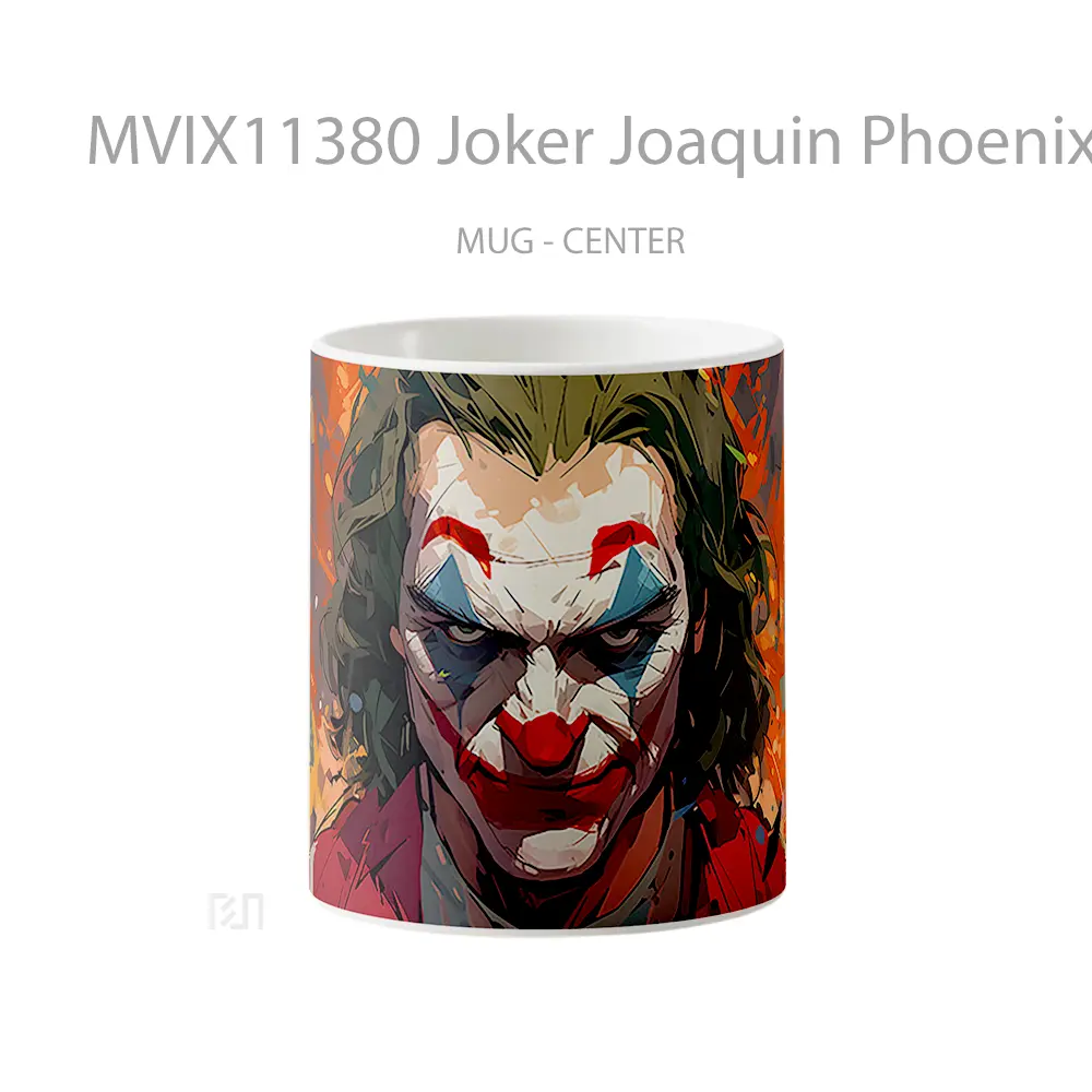 Mug Joker Joaquin Phoenix Art Hadiah Spesial Fans Superhero