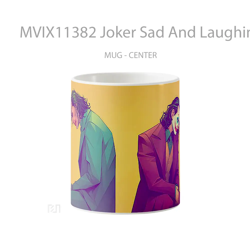 Mug Joker Sad And Laughing Duality Hadiah Spesial Fans Superhero