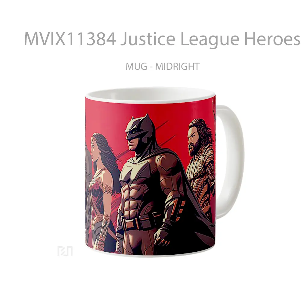 Mug Justice League Heroes Dc Koleksi Mug Karakter Jepang - All-side / Desain