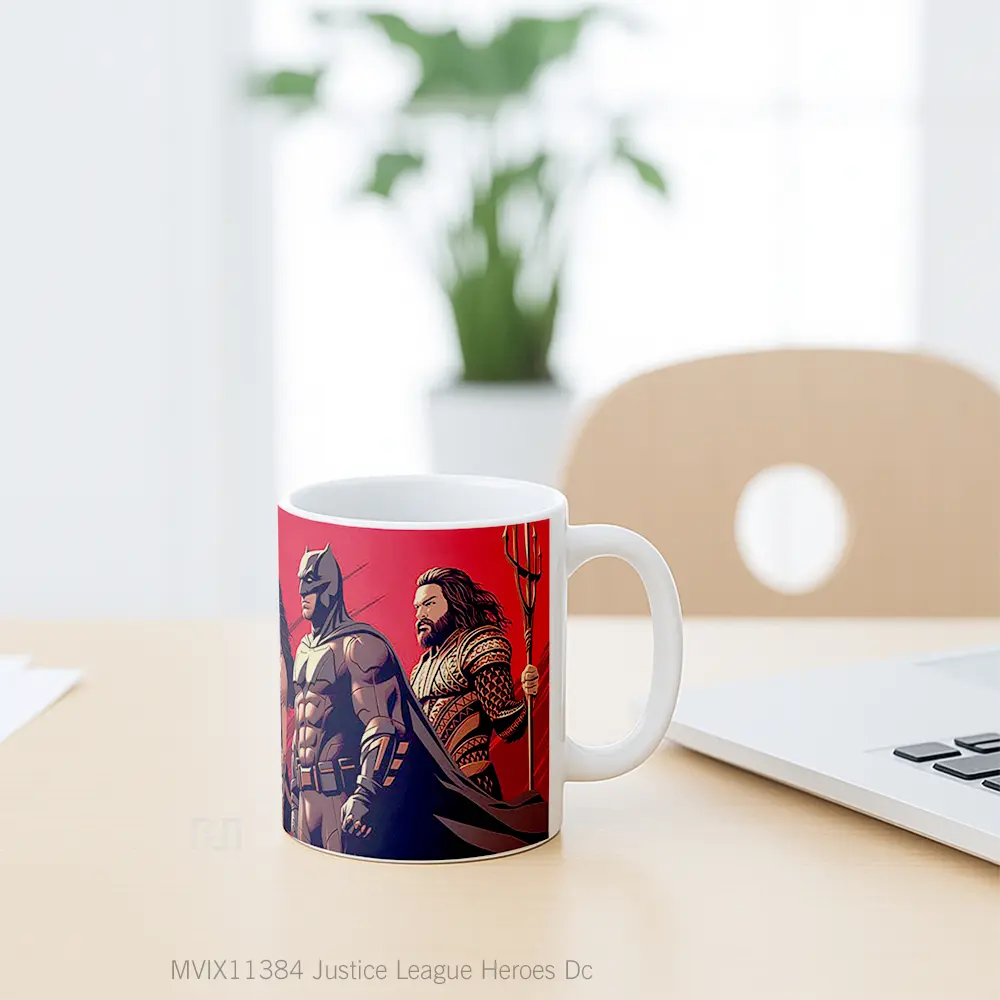 Mug Justice League Heroes Dc Koleksi Mug Karakter Jepang - All-side / Desain