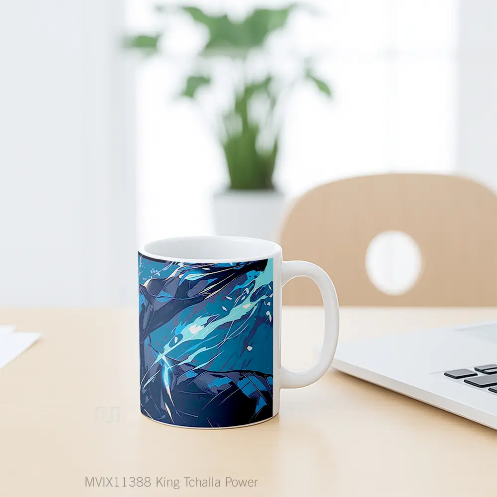 Mug King Tchalla Power Koleksi Mug Limited Edition - All-side / Desain