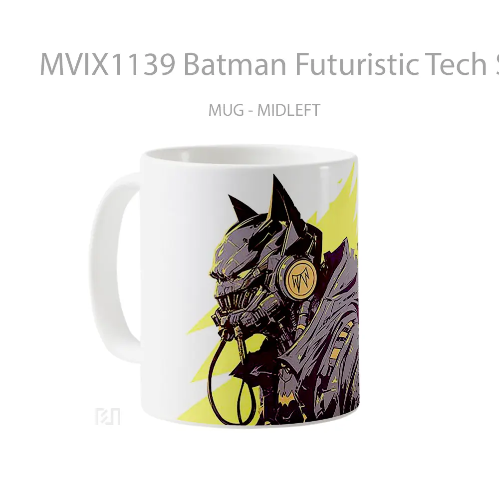 Mug Batman Futuristic Tech Suit Koleksi Mug Film dan Komik - All-side / Desain