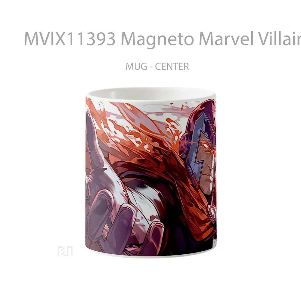Mug Magneto Marvel Villain Gelas Keramik Koleksi Superhero