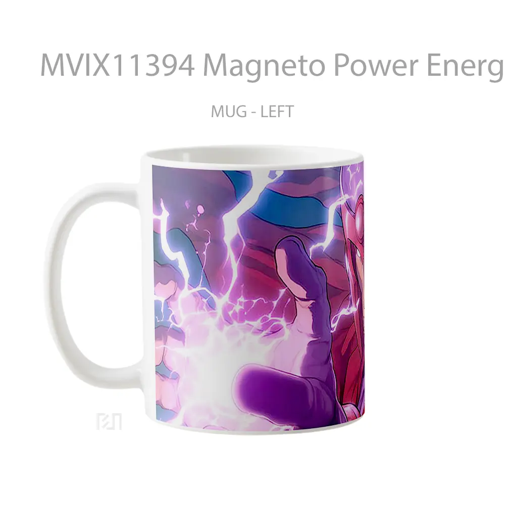 Mug Magneto Power Energy Gelas Keramik Desain Unik - All-side / Desain