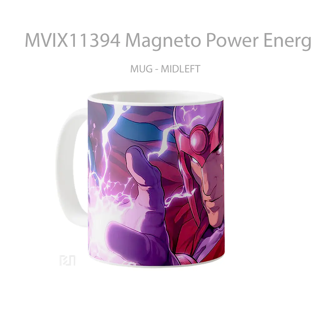 Mug Magneto Power Energy Gelas Keramik Desain Unik - All-side / Desain