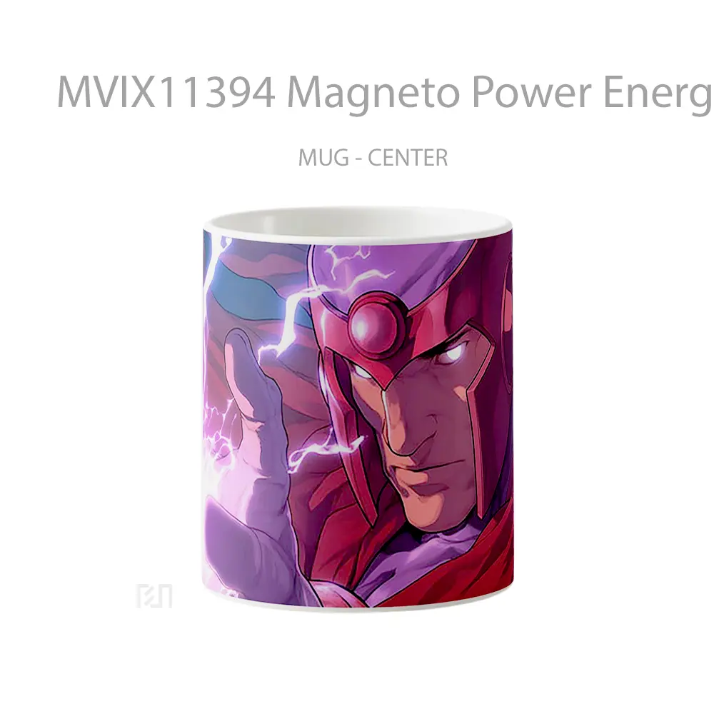 Mug Magneto Power Energy Gelas Keramik Desain Unik